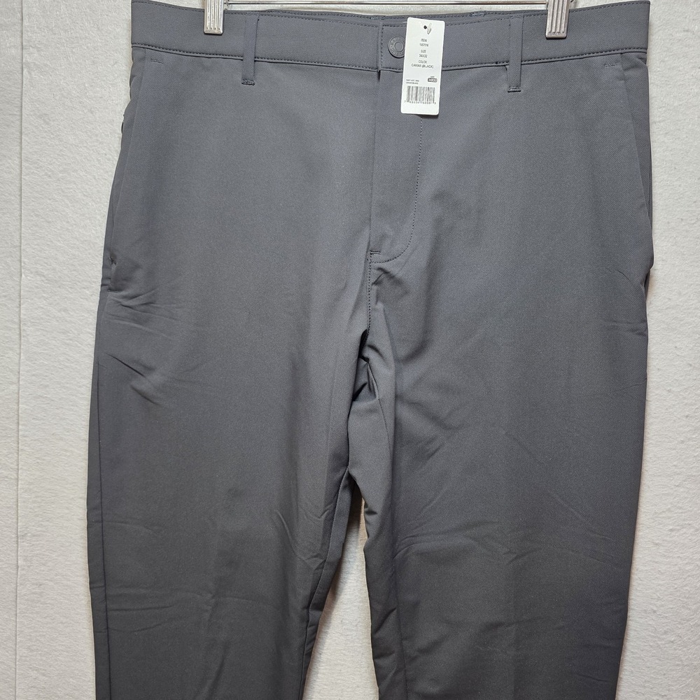 Banana Republic Emerson Chino‎ Pants Mens 34x32 Straight Fit Black NWT - Picture 3 of 16